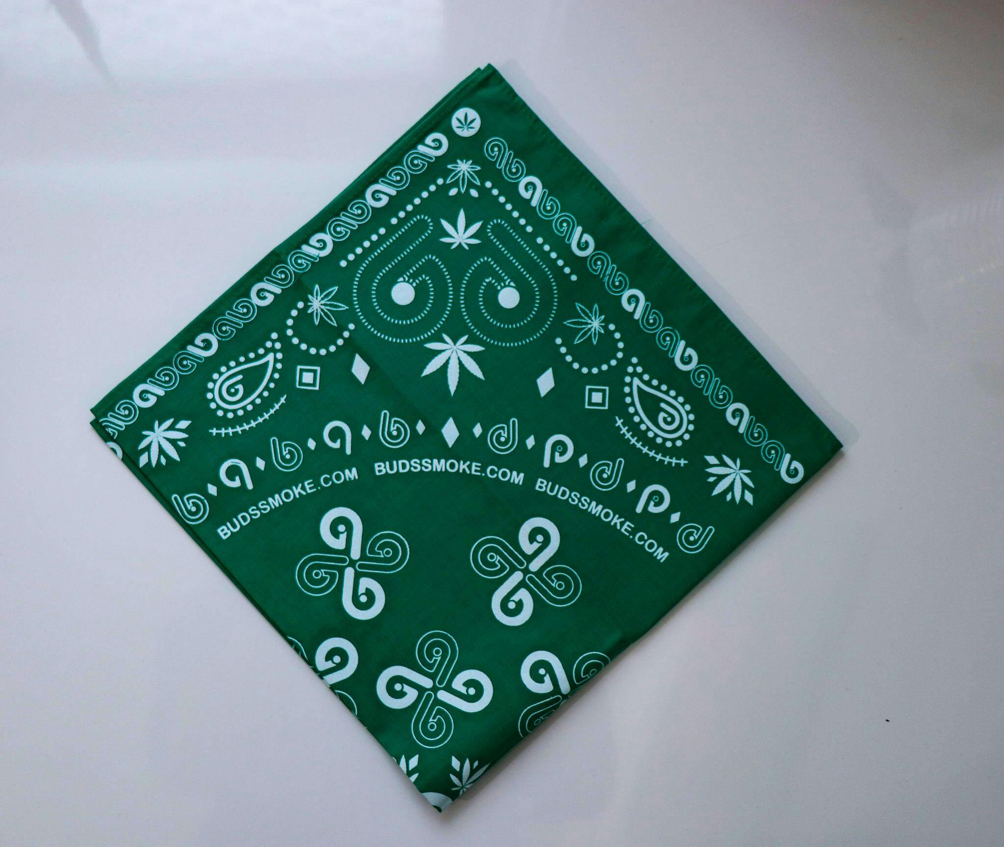 BUDSSMOKE Bandana - Green