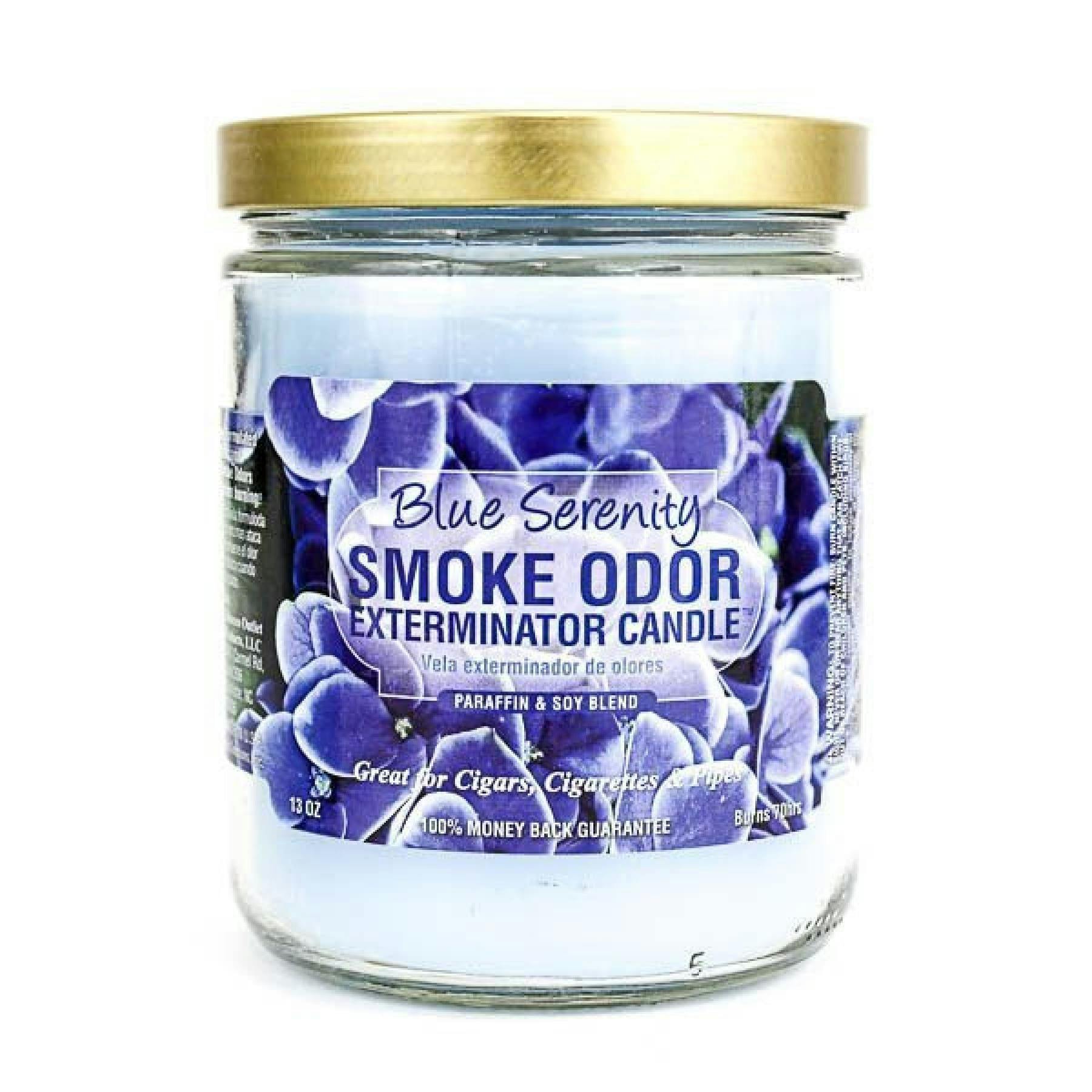 Smoke Odor Exterminator Candle Blue Serenity Candle