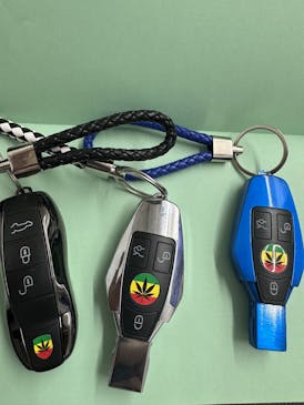 Car remote, Keychain hand pipe