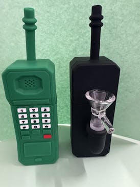 Silicone Bag Phone Water Pipe