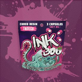 Ink - Cured Resin Capsules - Indica - 100mg Each - 300mg Total