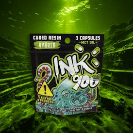 Ink - Cured Resin Capsules - Hybrid - 300mg Each - 900mg Total