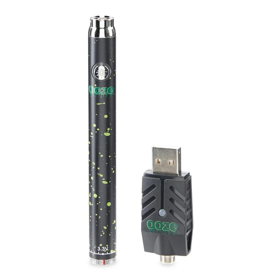 Ooze Green Splatter Battery w/ Charger