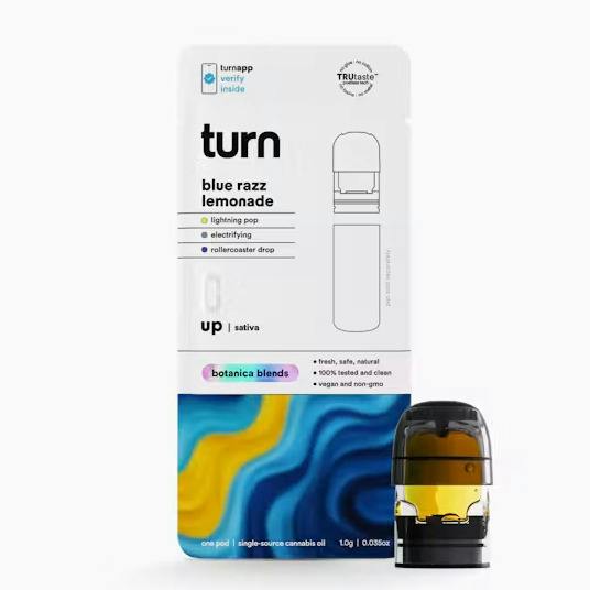 Turn UP Blue Razz Lemonade BB Pod (S)