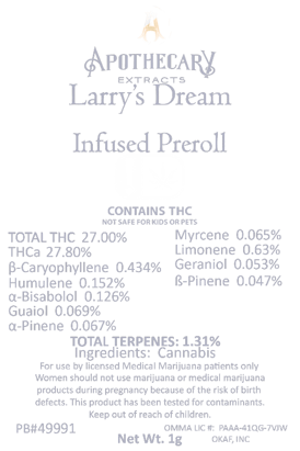 Larry's Dream Infused Joint