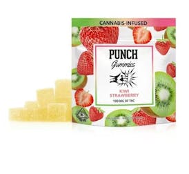 Punch Gummies - 1000mg - Kiwi Strawberry