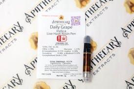 *NEW* Daily Grape Live Hash Rosin Pen - Indica 1g