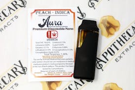 AURA Peach Distillate Nano Cloud - Indica 1g