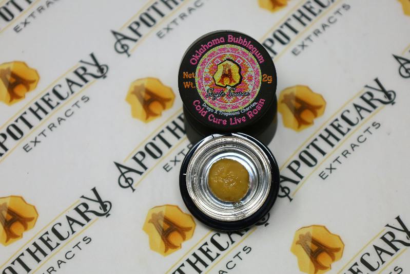 Oklahoma Bubblegum Live Hash Rosin - Sativa 2g