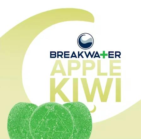 Breakwater Apple Kiwi Gummies 100mg 10pk