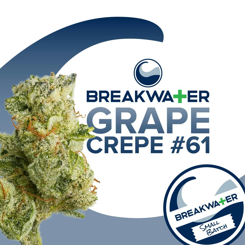 Breakwater Grape Crepe #61 Flower 3.5g