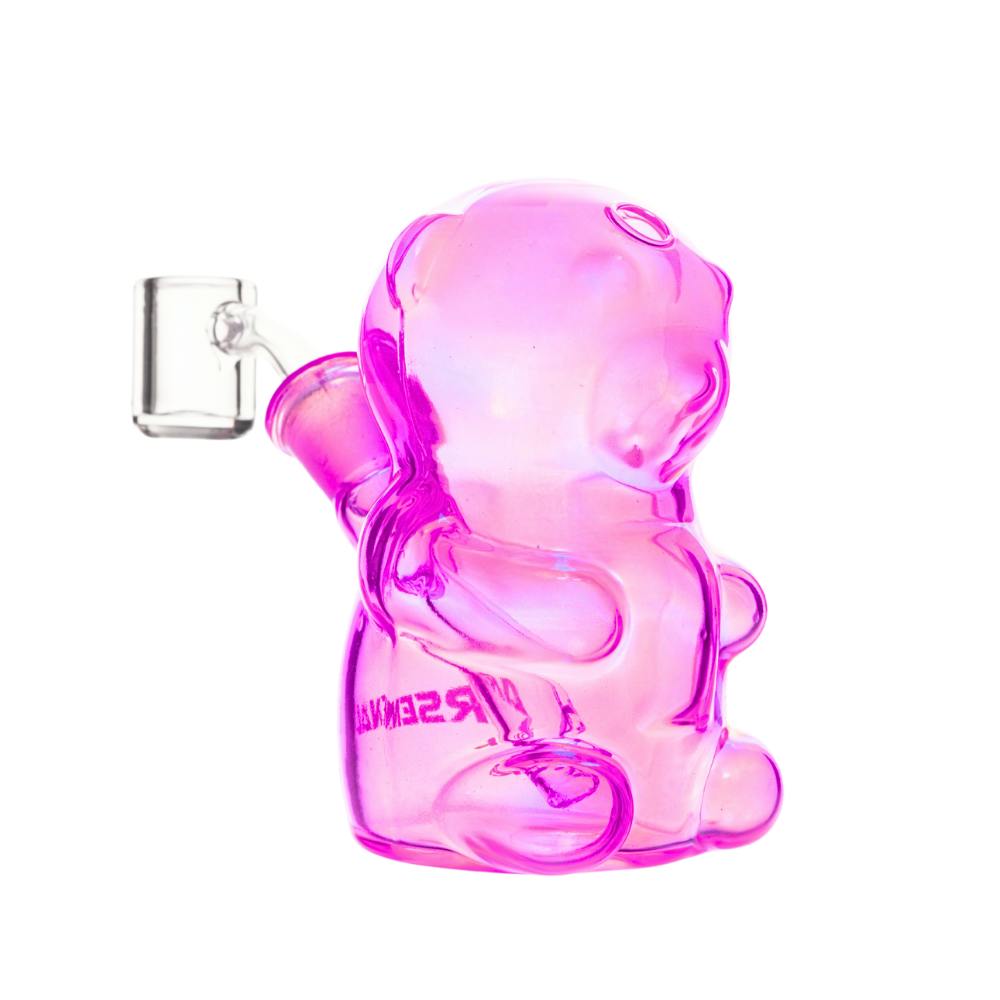 Happy Bear Dab Rig - 5mm - 5" - Pink