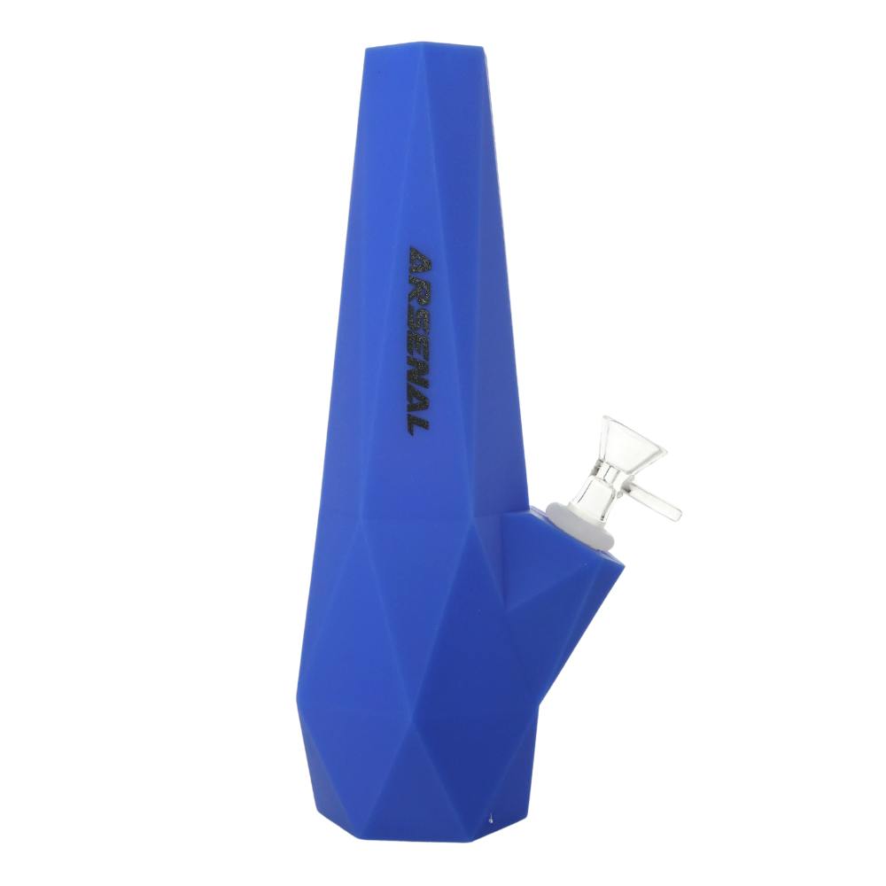 Diamond Silicone Bong - 10" - Assorted