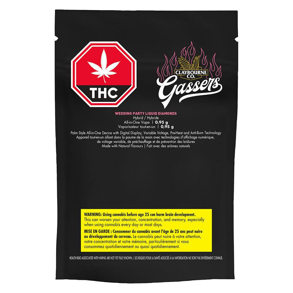 Gassers Wedding Party Liquid Diamonds All-in-One - 0.95g