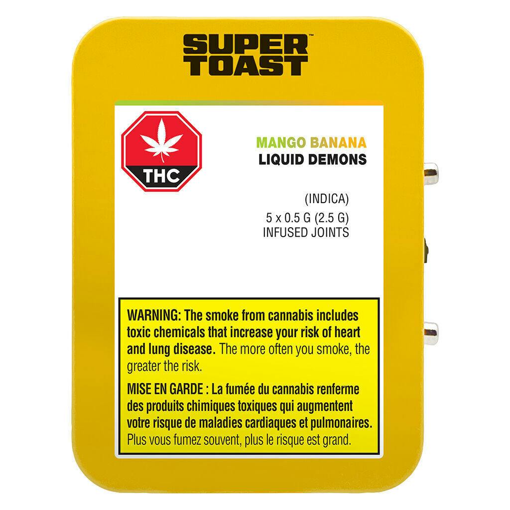 Mango Banana Liquid Demons Infused Pre-Rolls - 5x0.5g