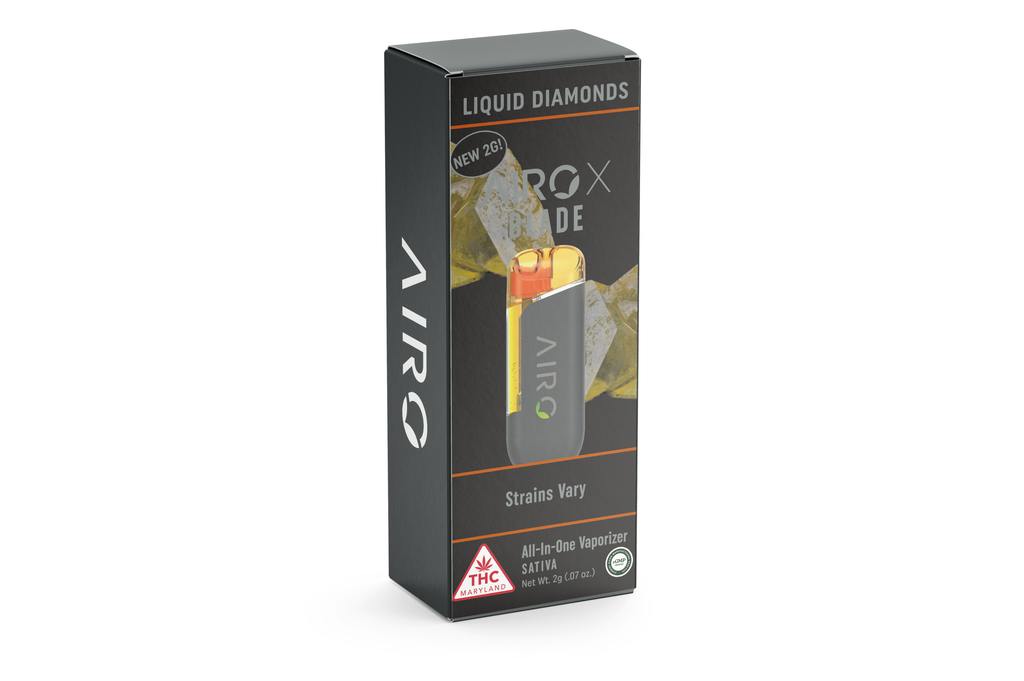 AiroPro Golden Pineapple Liquid Diamond 2.0g All-In-One