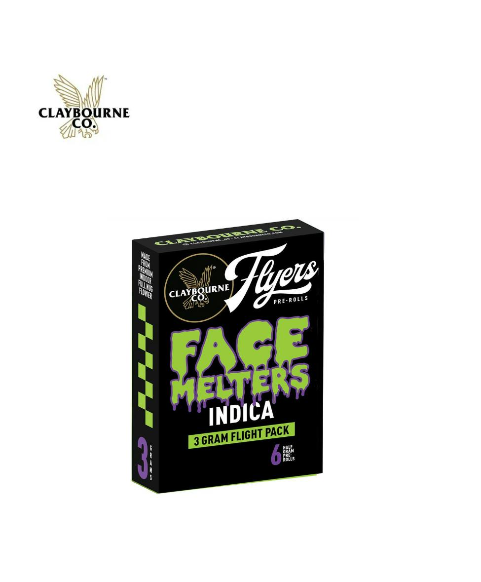 FACE MELTERS 3G 6 PACK PREROLLS