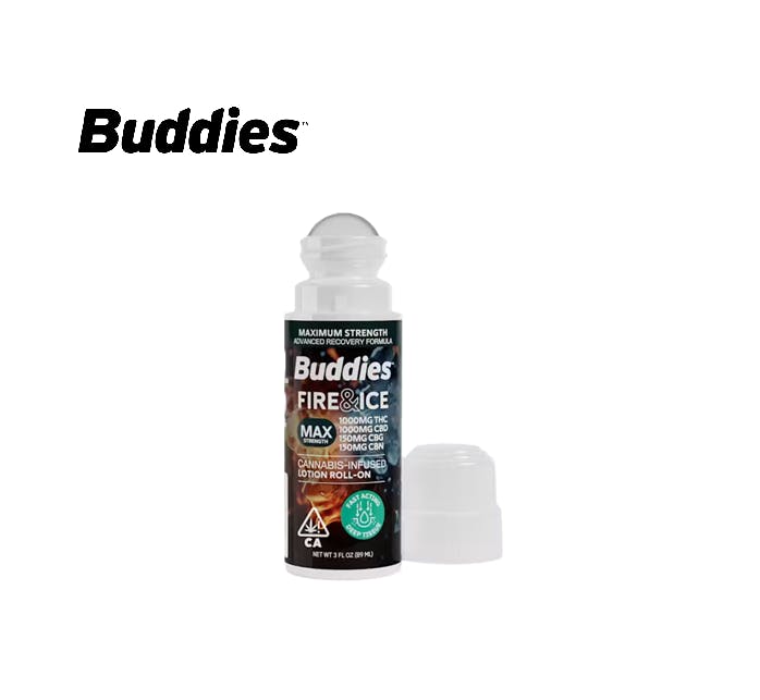 20:20:3:3 FIRE & ICE MAX STRENGTH 2300MG THC:CBD:CBG:CBN 3OZ LOTION ROLL-ON