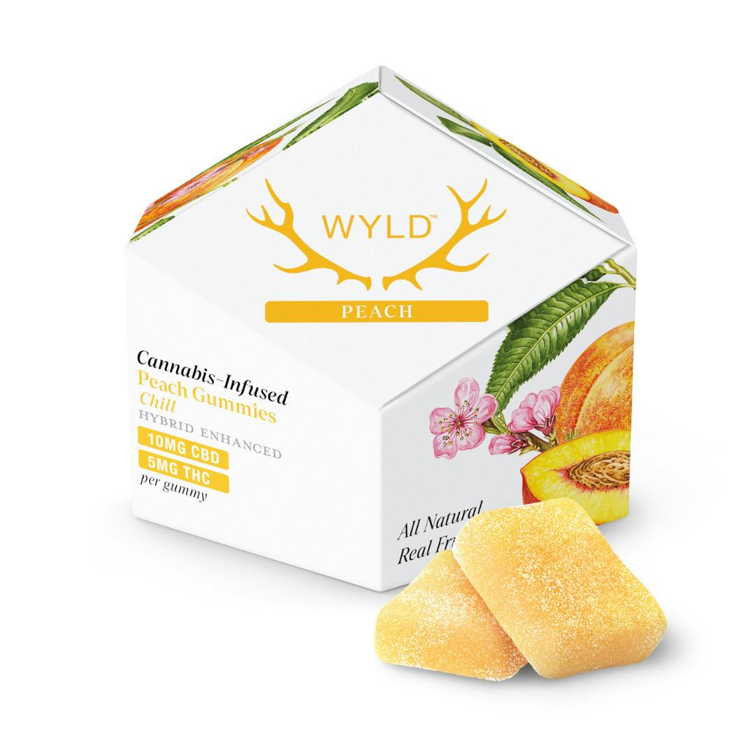 Ratioed Peach Gummies 50mg (10-Pack | 5mg Each)