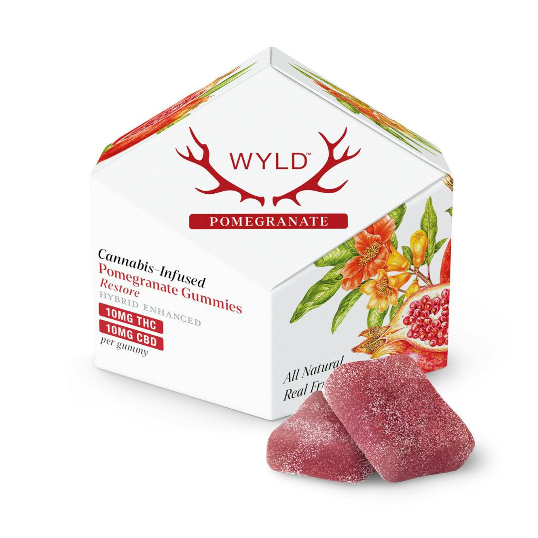 Ratioed Pomegranate Gummies 100mg (10-Pack | 10mg Each)