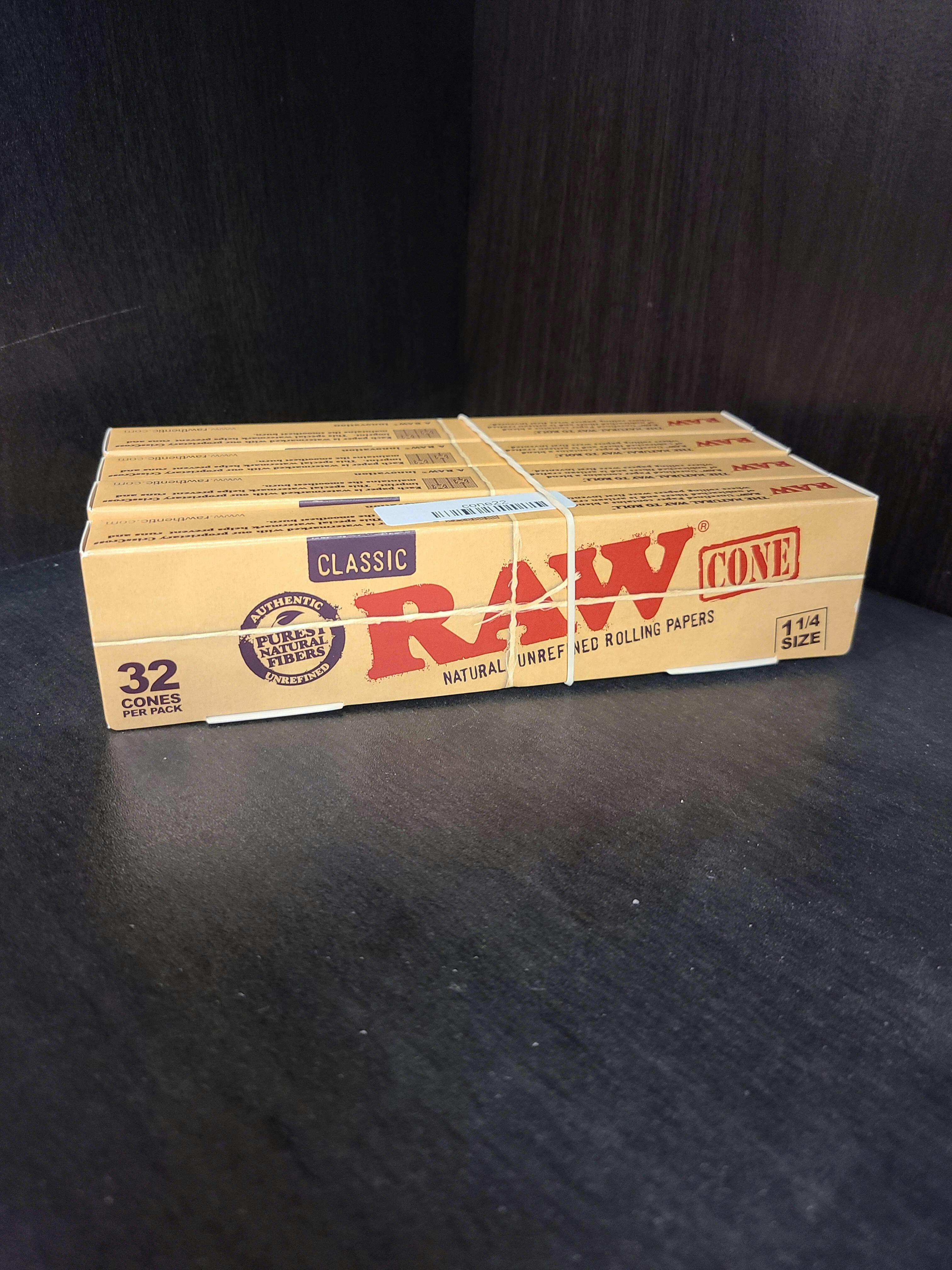 Raw 1 1/4 Cone 32pk