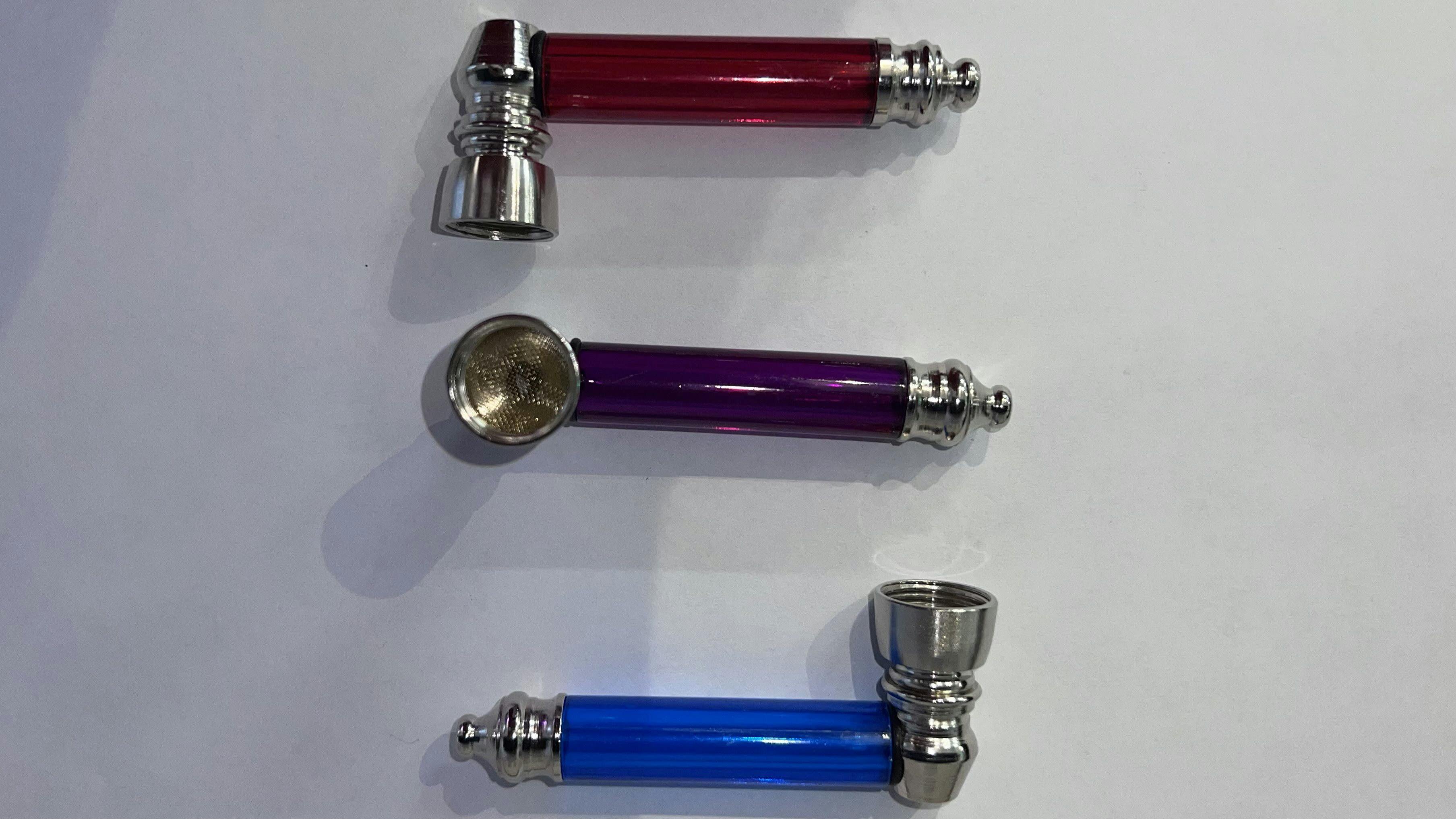Nickel & Acrylic Metal Pipe w/ Screen