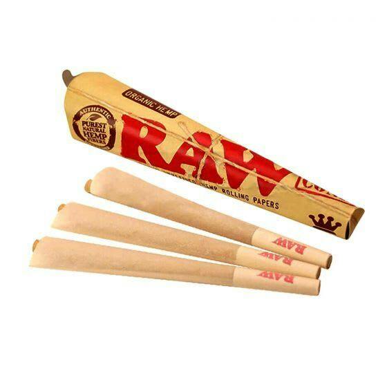 RAW King Size Raw Cones 3PK