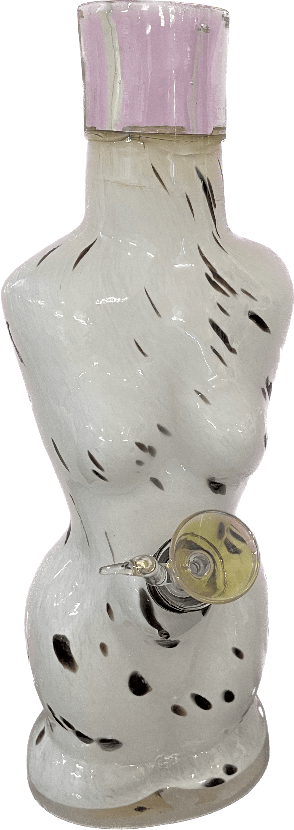 Retro Glass 10" Tall Goddess Water Pipe