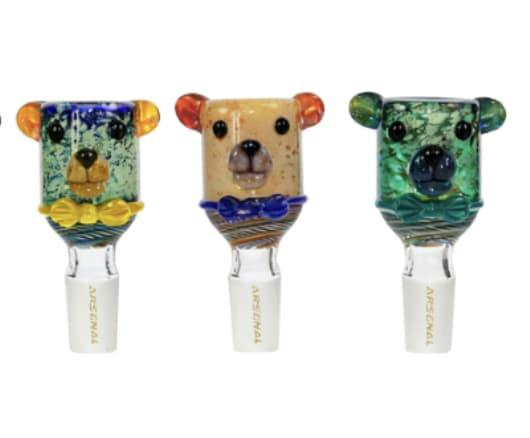 14mm Arsenal Teddy Buddies Glass Bowl