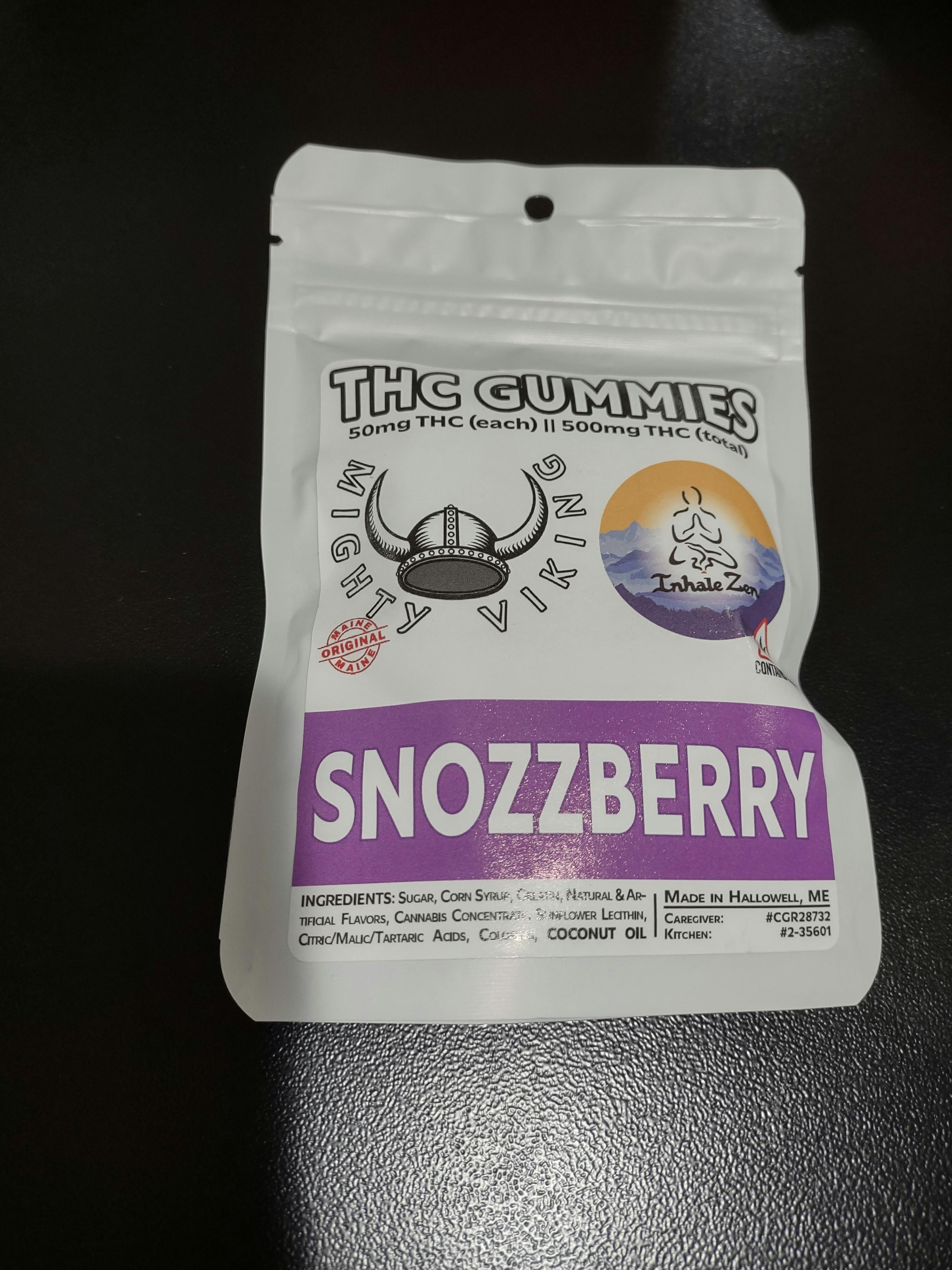 MV/IZ 500mg Distillate Gummies- Snozzberry
