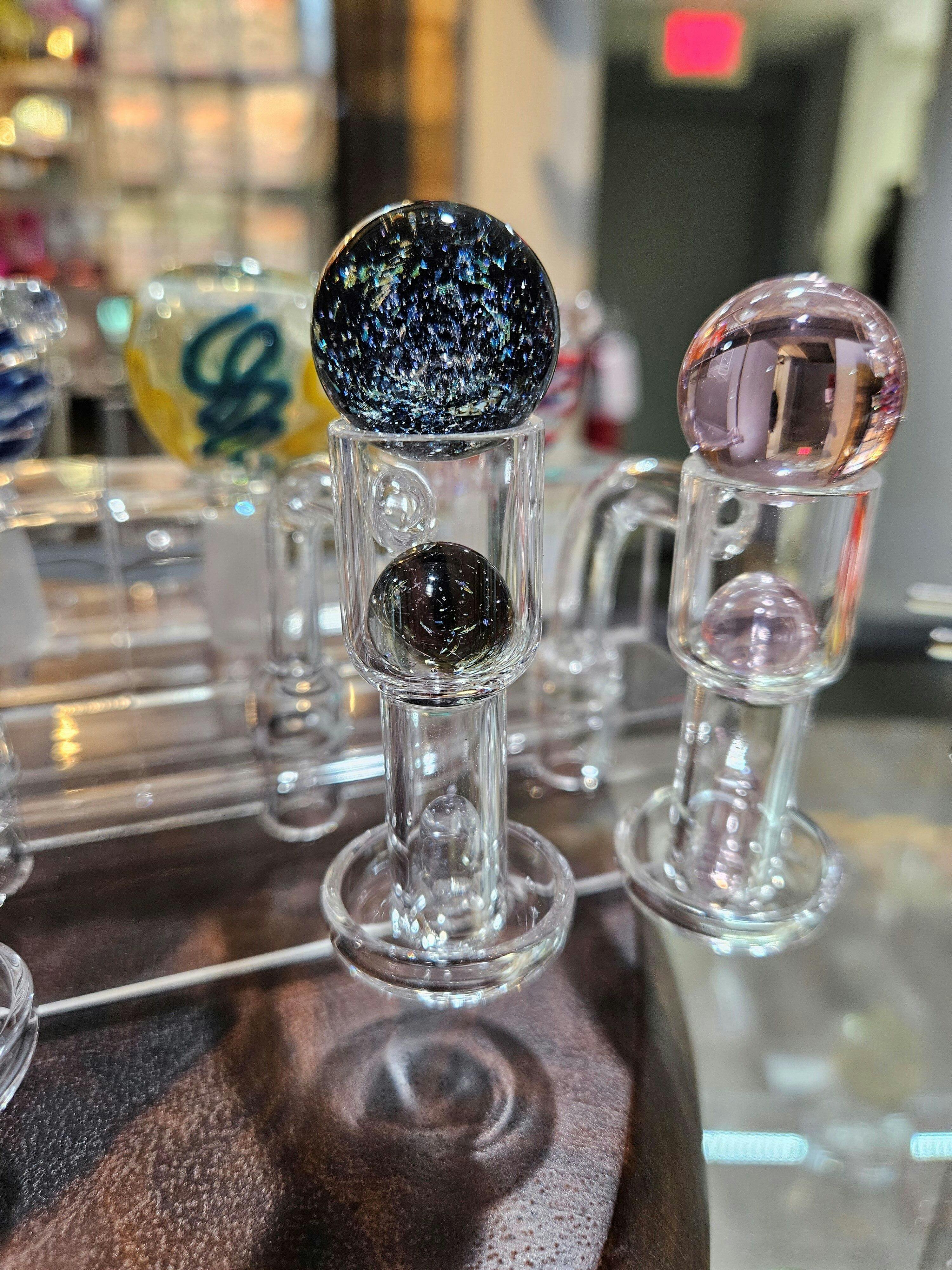 90 degree Terp Slurper w/marble cap 14mm