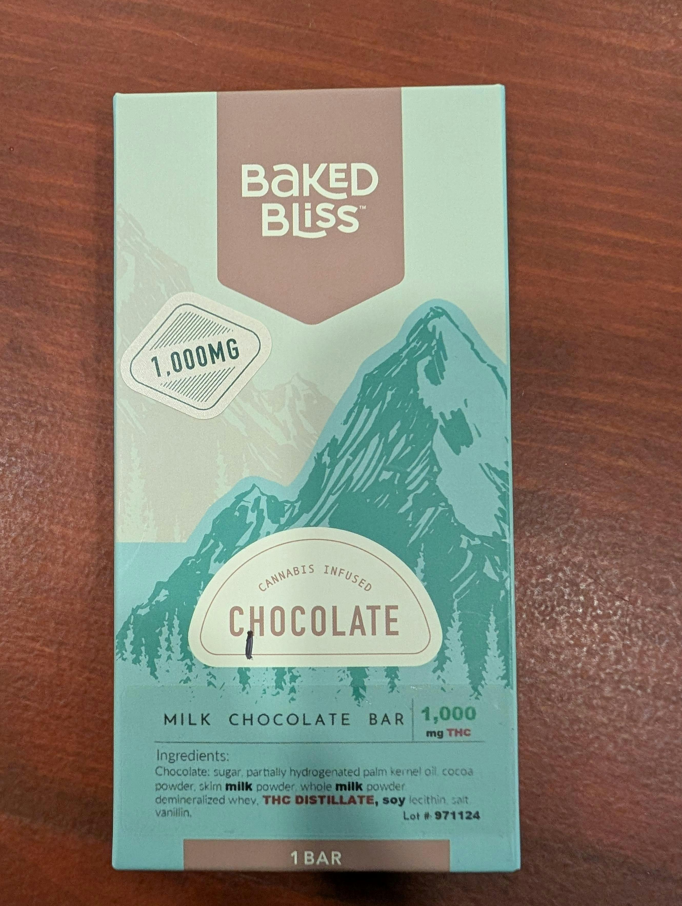 Baked Bliss Chocolate bar
