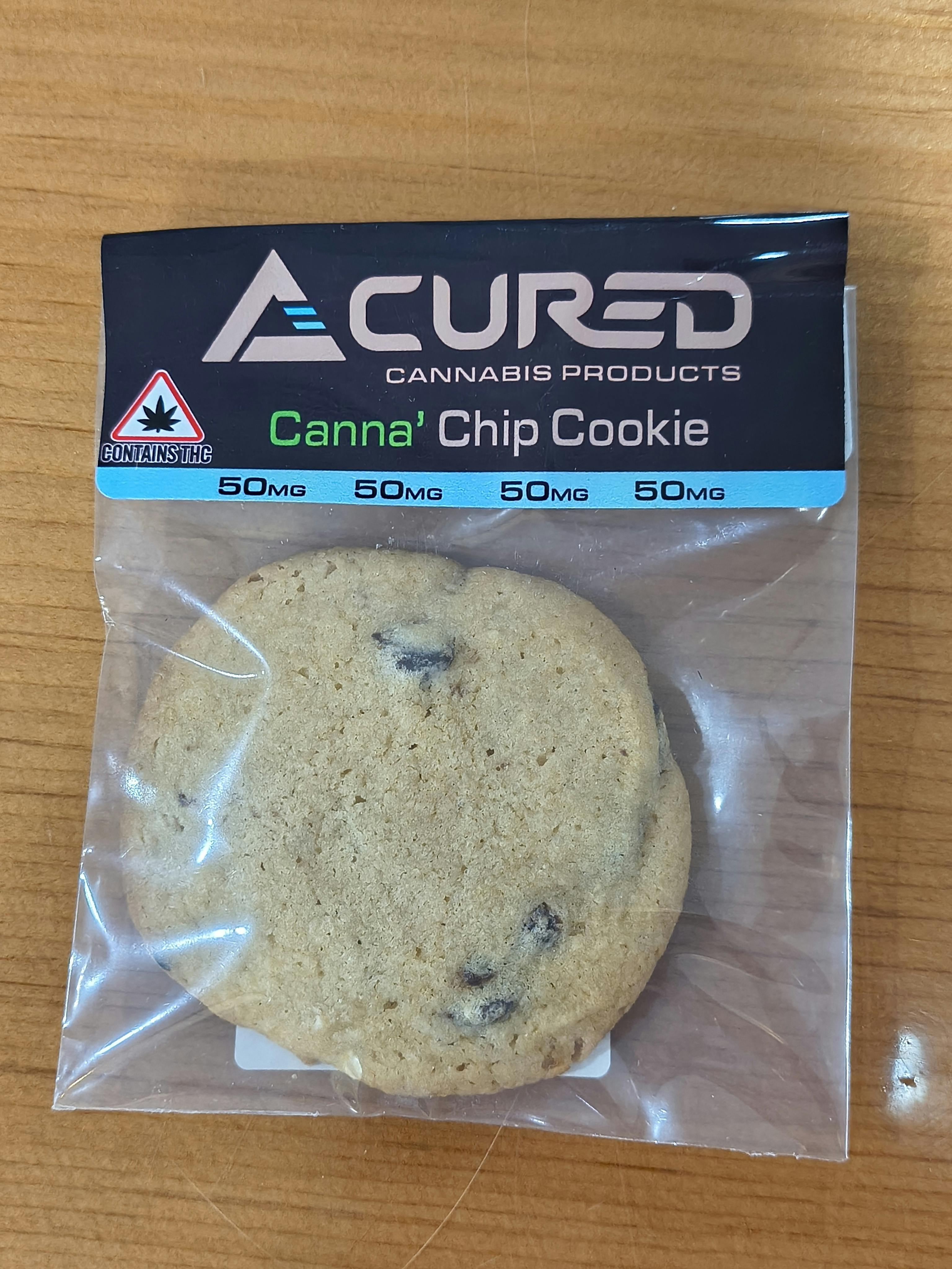 Cured 50mg Canna Chip Cookie at Lakewood Cannabis