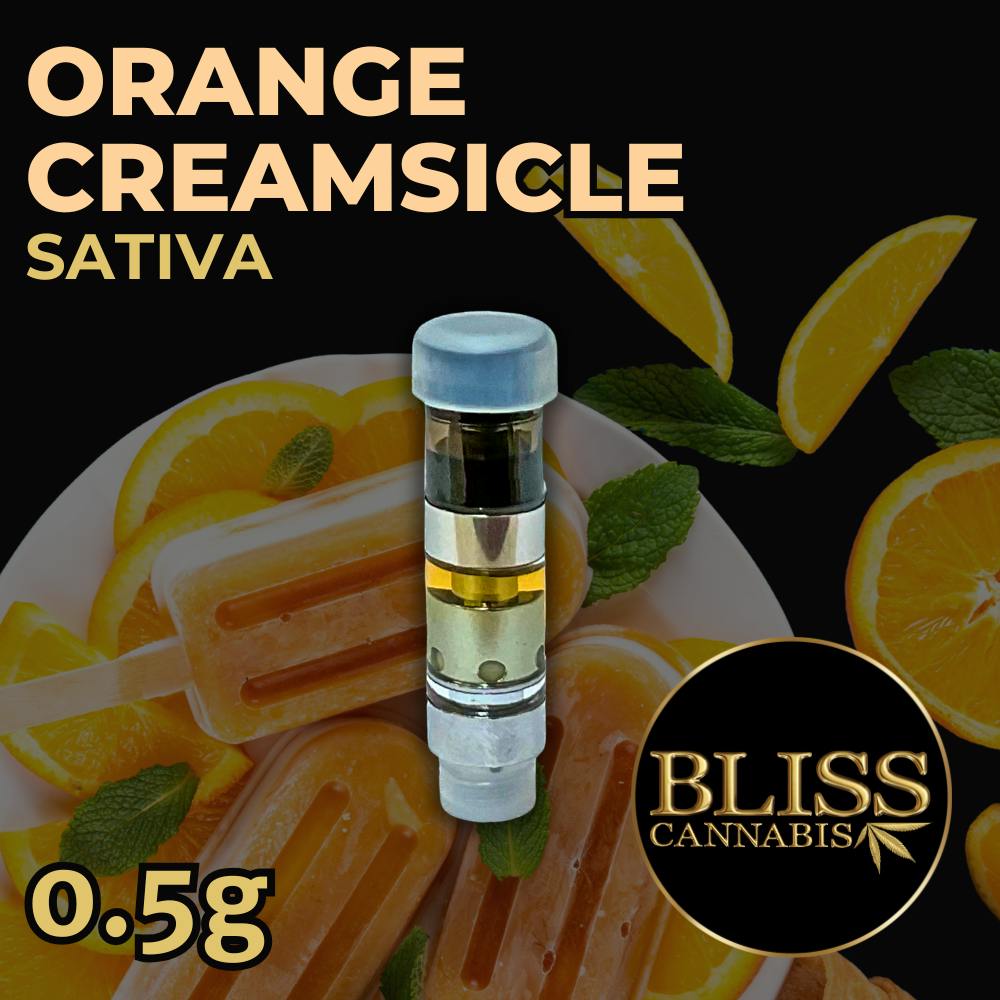 BLISS Orange Creamsicle .5g Cartridge at 406 Bliss