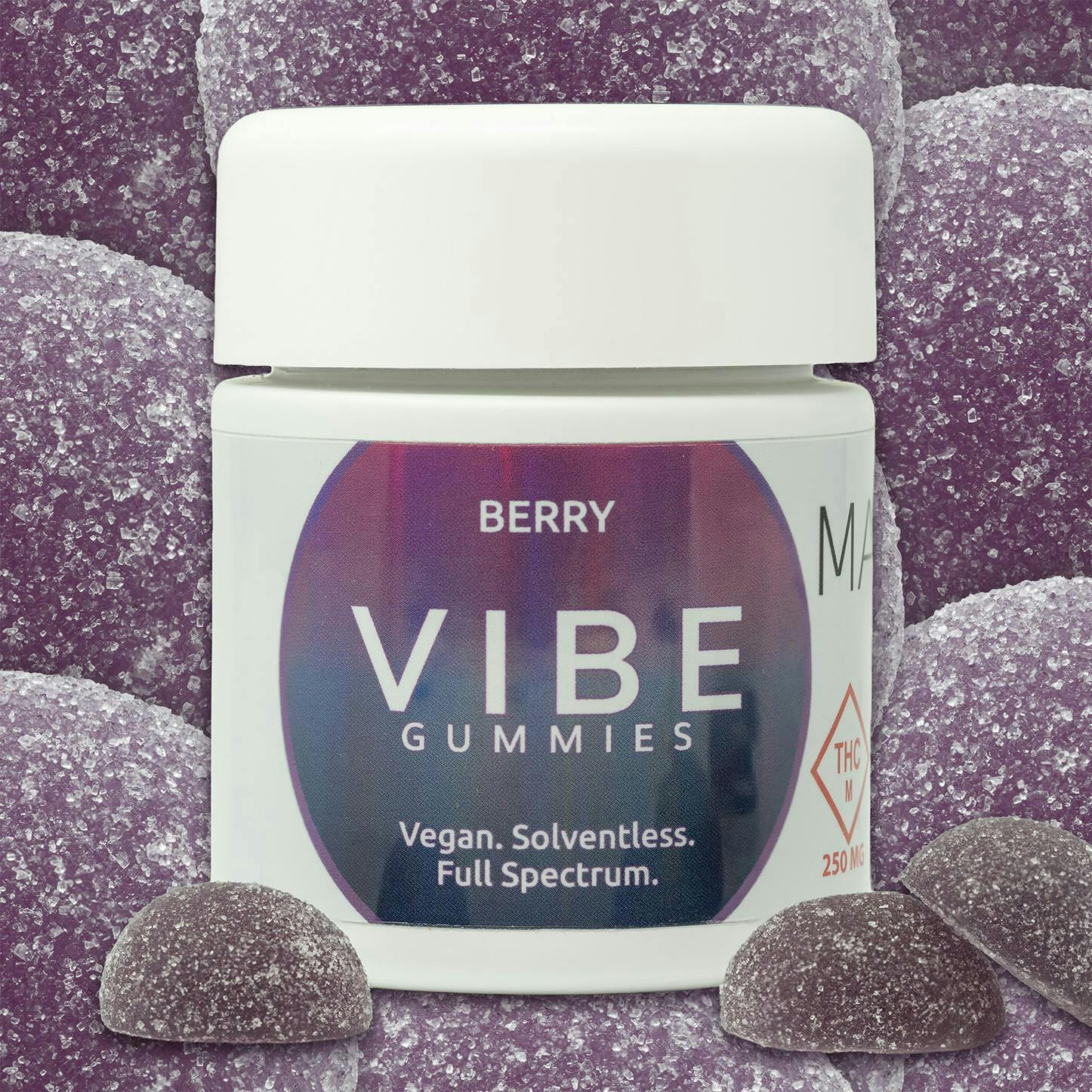 VIBE: Rosin Gummies | Berry | 250mg | 10pk