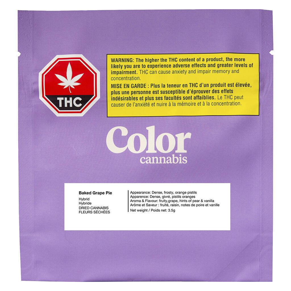 Color Cannabis - Baked Grape Pie - Hybrid - 3.5g