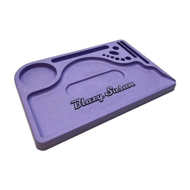 Hemp Plastic Rolling Tray - Purple