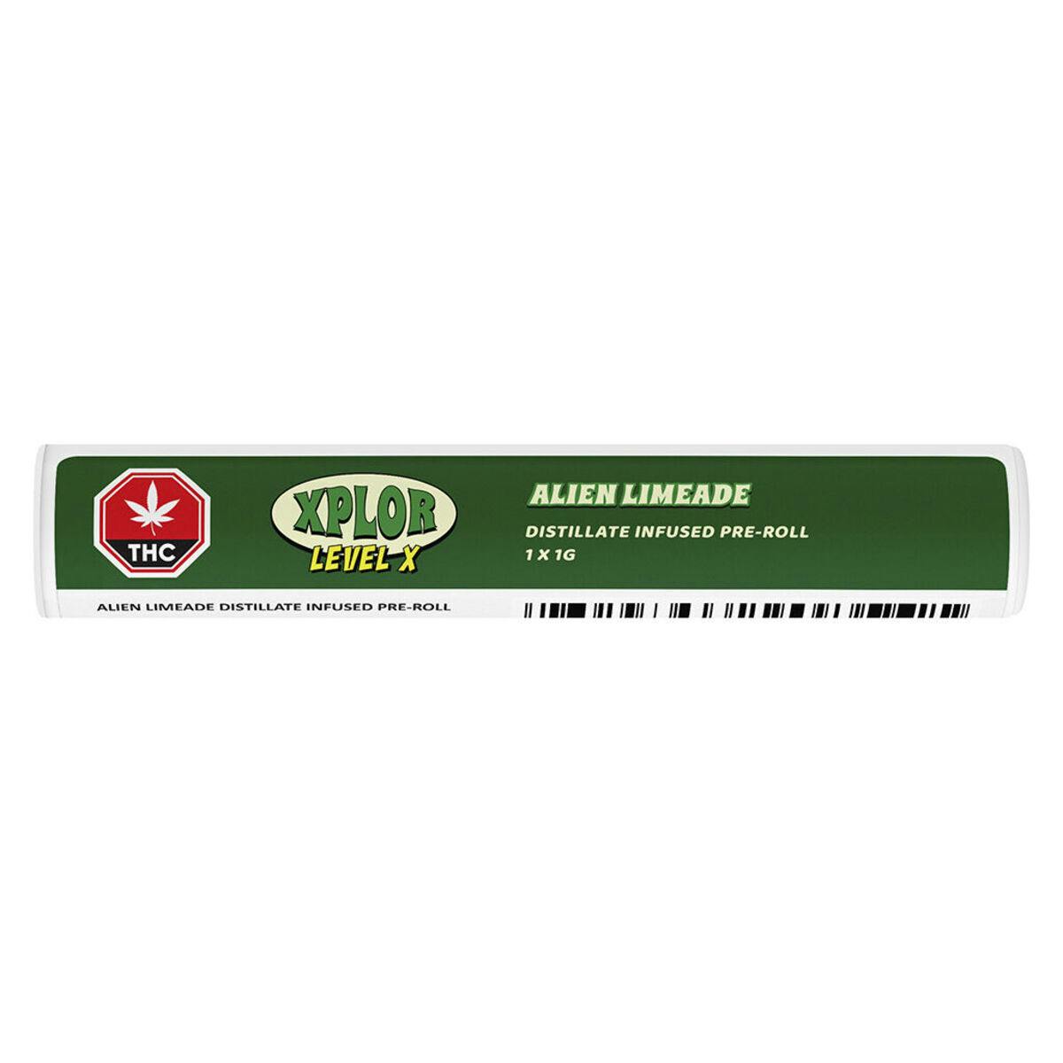 Alien Limeade Distillate Infused Pre-Roll - 1x1g