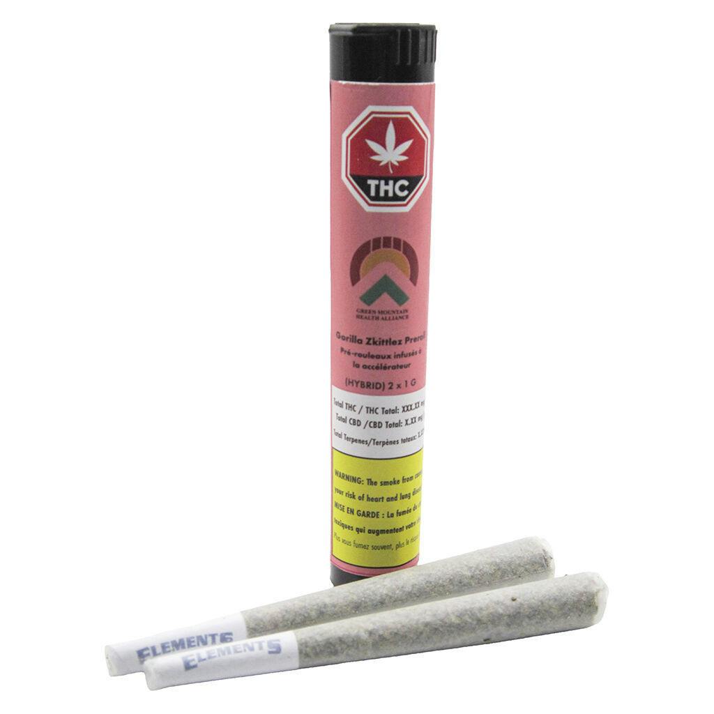 Gorilla Zkittlez Pre-Rolls - 2x1g