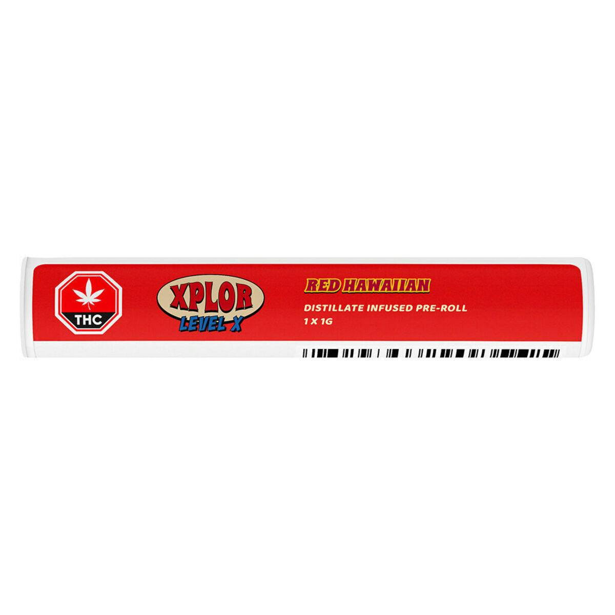 Red Hawaiian Distillate Infused Pre-Roll - 1x1g