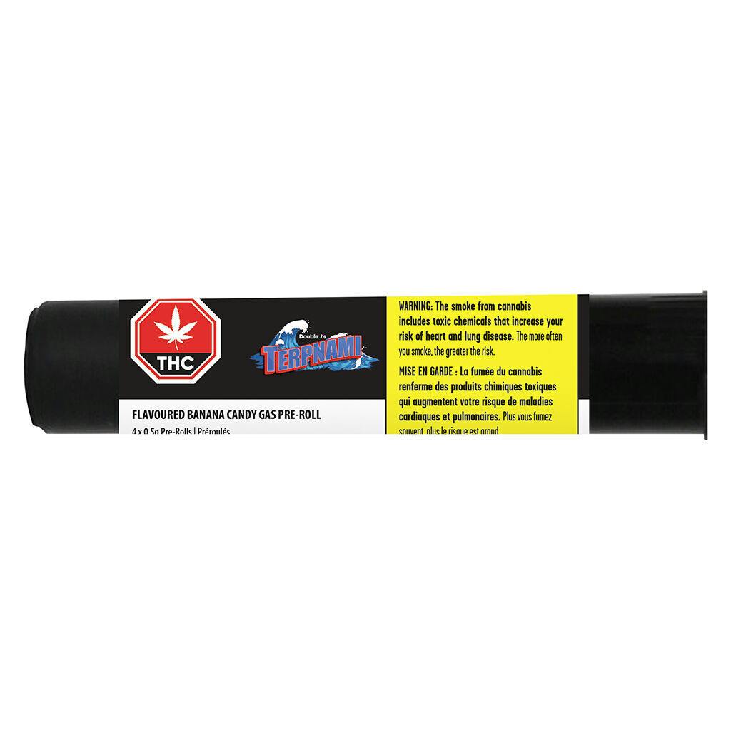 Flavoured Banana Candy Gas Pre-Rolls - 4x0.5g