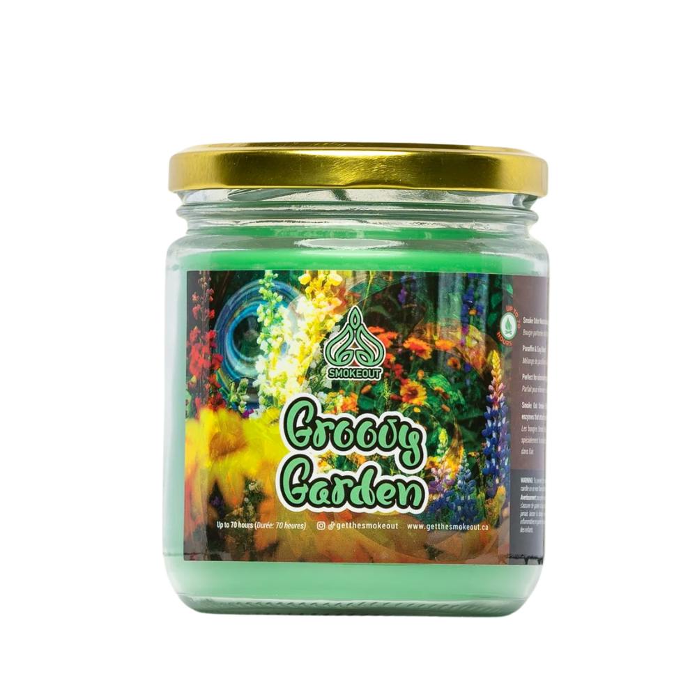 Odour Eliminating Candle - 13oz - Groovy Garden