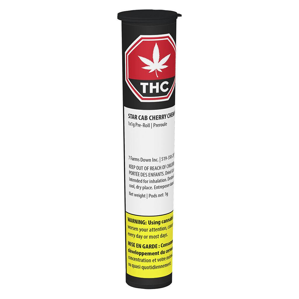 Star Cab Cherry Chem Pre-Roll - 1x1g