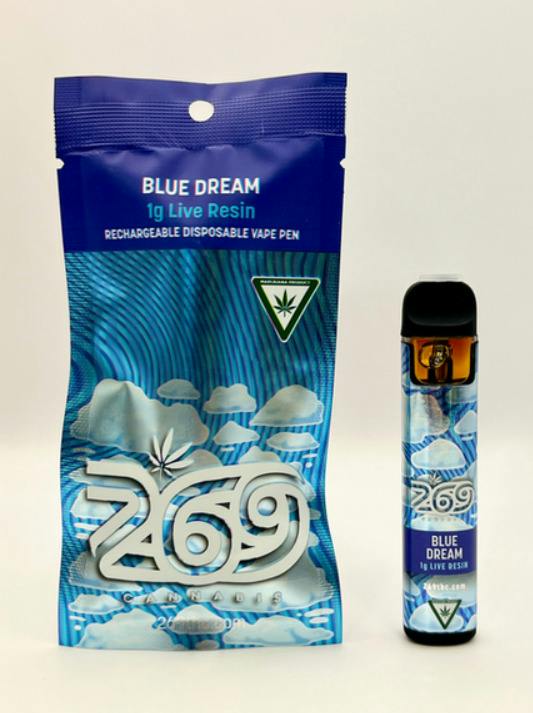 269 Cannabis | Blue Dream | Disposable Vape Live Resin | 1g | Sativa