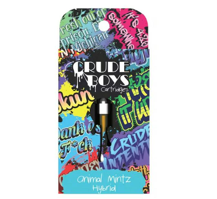 Crude Boys | Animal Mintz | Vape Cart | 1g | Hybrid