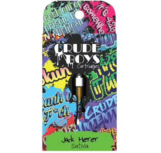 Crude Boys | Jack Herer | Vape Cart | 1g | Sativa