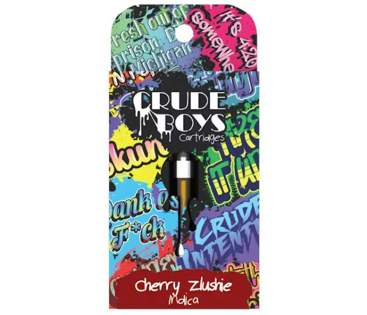 Crude Boys | Cherry Zlushie | Vape Cart | 1g | Indica