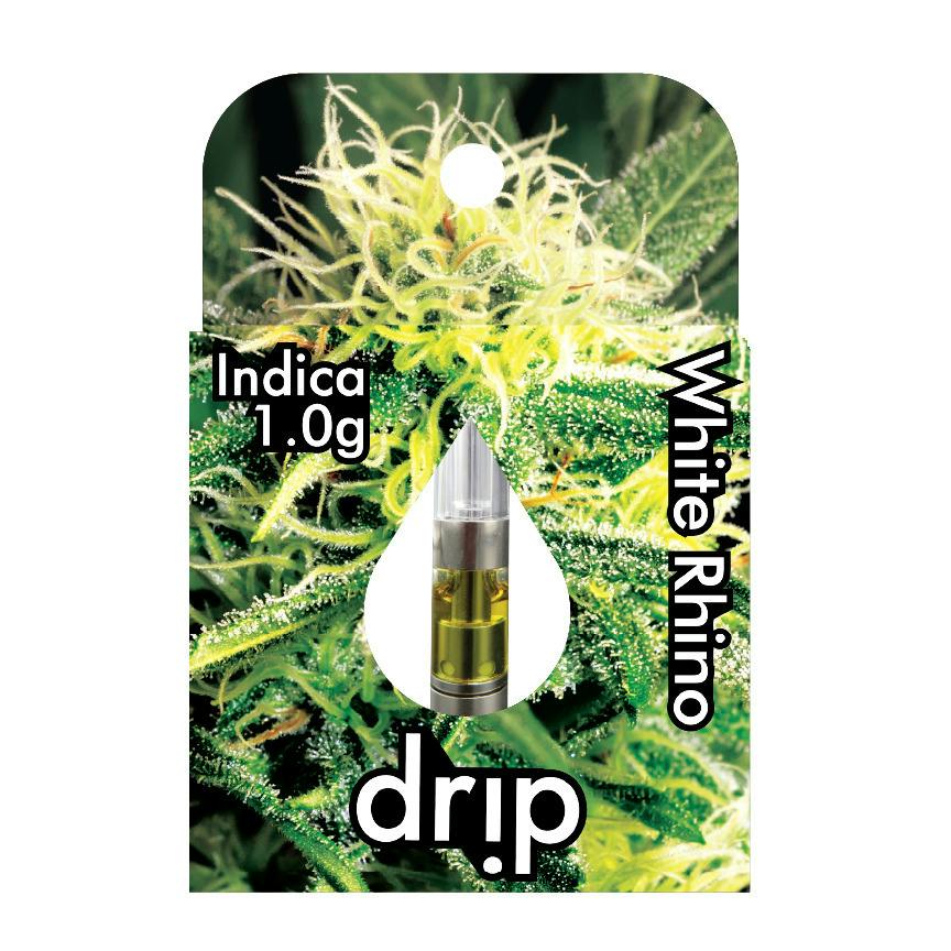 Drip | White Rhino | Vape Cart | 1g | Indica