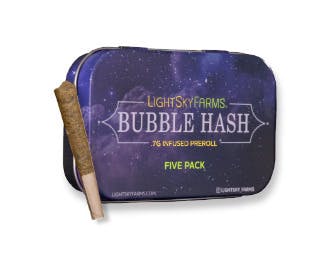 Light Sky Farms | Titty Sprinkles x Grape Breath | Bubble Hash Infused Pre-rolls | 0.7g x 5 (3.5g...