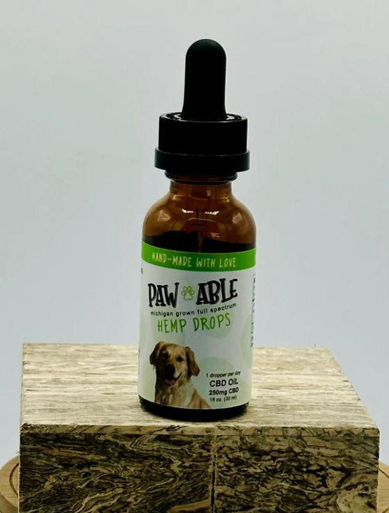 Pawable | Medium Dog CBD Oil | 250 MG | 1oz Bottle